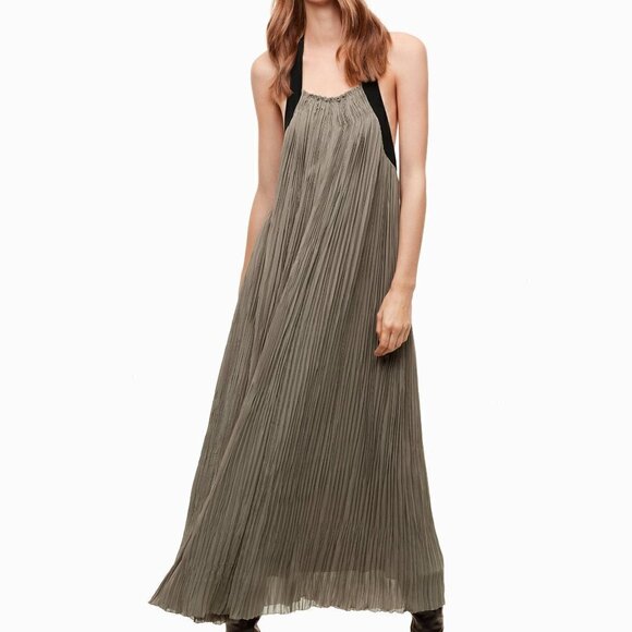 Wilfred Le Fou Couvin Dress Modern Taupe Black XXS - Picture 2 of 12